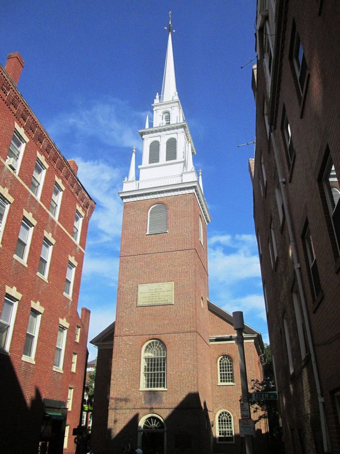 Old North Church exterior Boston North End