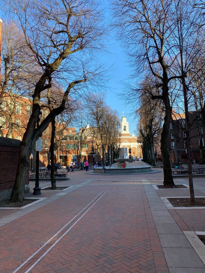 Paul Revere statue North End Boston