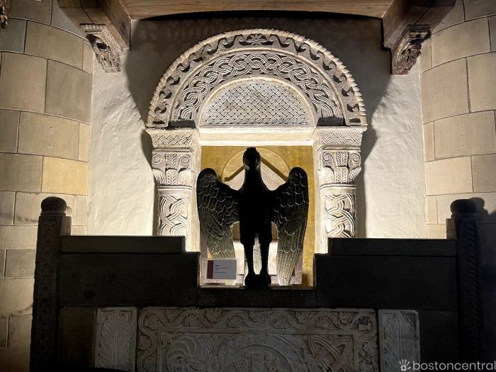 Hammond Castle Museum Gloucester MA Statue Silhouette