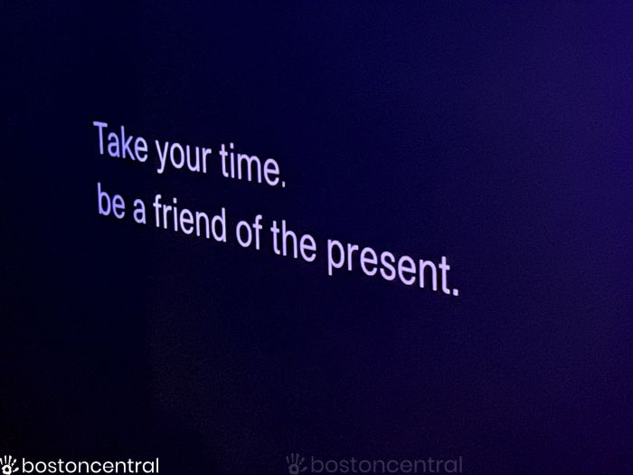 WNDR Museum Boston Be Present