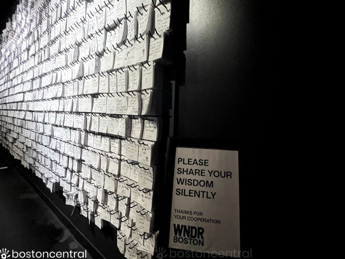 WNDR Museum Boston Wisdom Wall