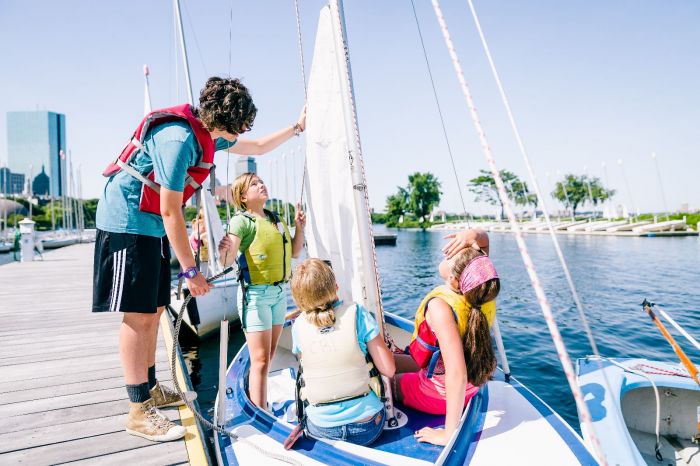 Boston Summer Camps | Kids Sailing on the Charles River