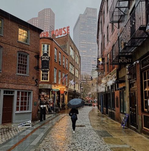 boston rainy day union oyster house