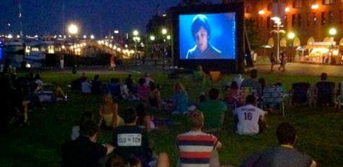 Boston Summer Movies Christopher Columbus Park North End